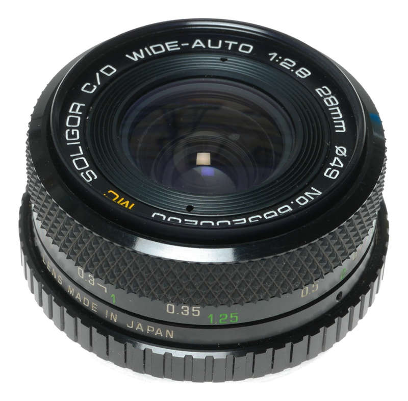 Soligor C/D Wide-Auto 28mm f/2.8 Prime Lens Made in Japan