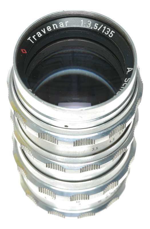 Travenar 135mm f/3.5 Camera Lens by A. Schacht München