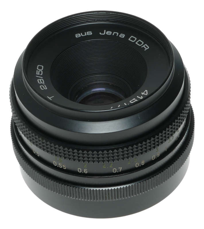 Carl Zeiss Jena DDR Tessar T 2.8/50mm Camera Lens