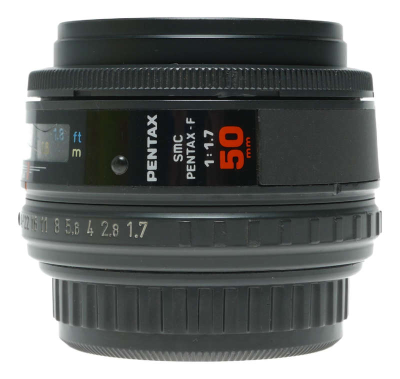 Pentax SMC PENTAX-F 50mm f/1.7 Prime Lens