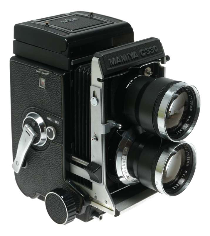 Mamiya C330 TLR Camera with Mamiya-Sekor 135mm f/4.5 Lens