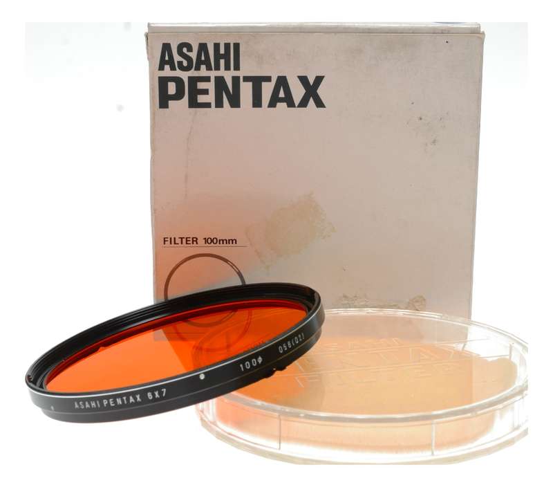 Asahi Pentax 6x7 Medium Format 100mm Orange Filter boxed