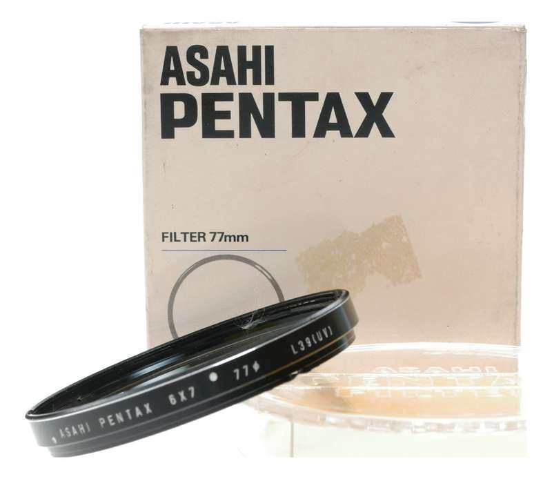 Asahi Pentax 6x7 Medium Format Film Camera 77mm UV Filter