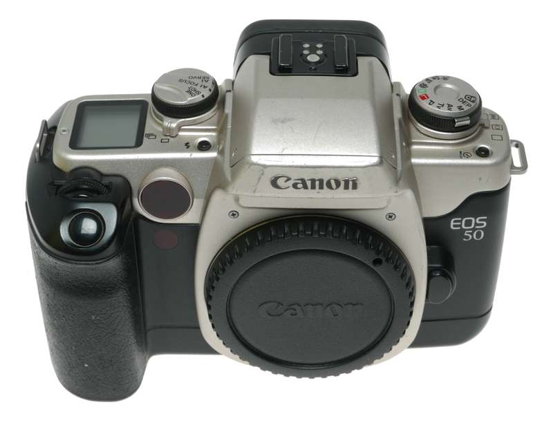 Canon EOS 50 SLR Film Camera with AI Servo and Focus Modes