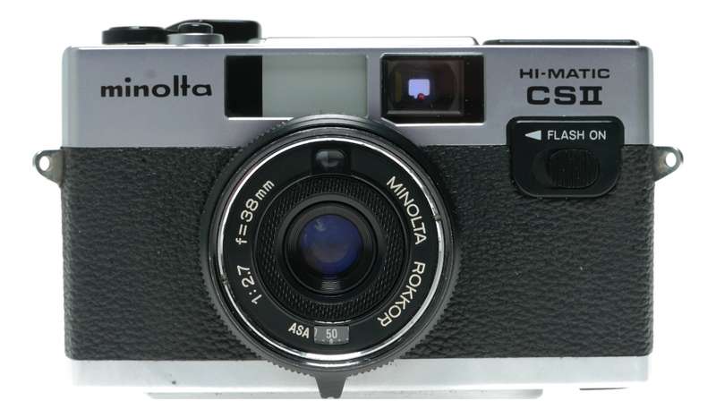Minolta Hi - Matic CSII Film Camera 38mm f/2.7 Rokkor Lens