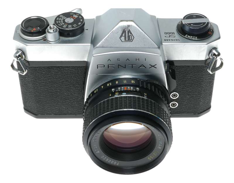 Asahi Pentax SP1000 SLR Camera SMC Takumar 55mm f/2 Lens