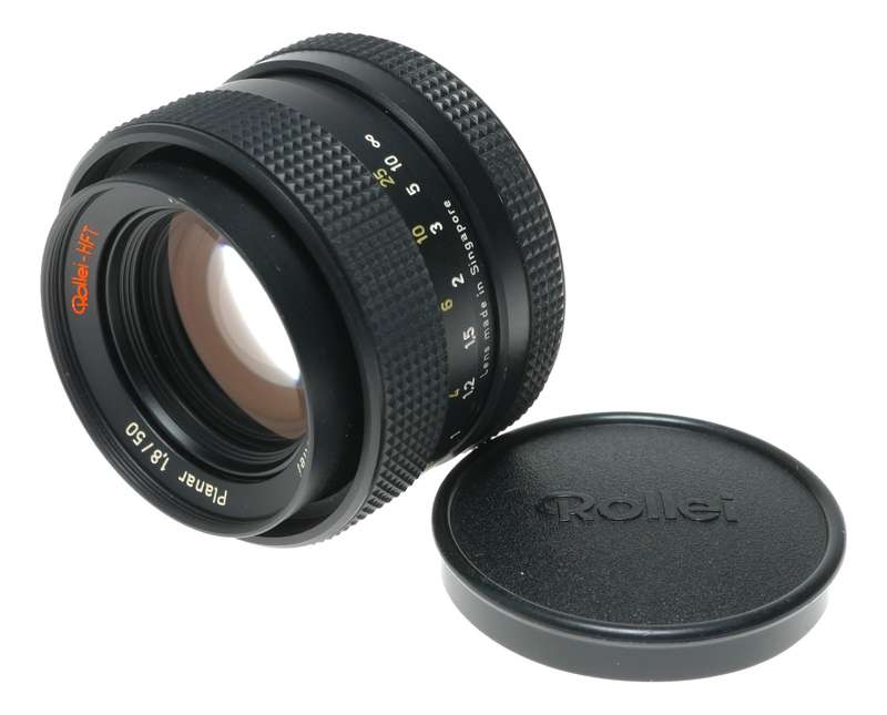Rollei Planar HFT 50mm f/1.8 Camera Lens Made in Singapore