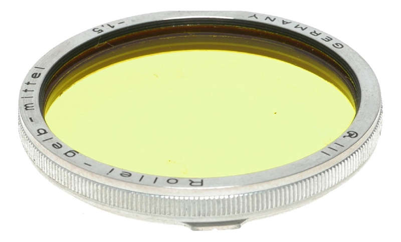 Rollei RIII Gelb mittel -1,5 Yellow Filter with Case