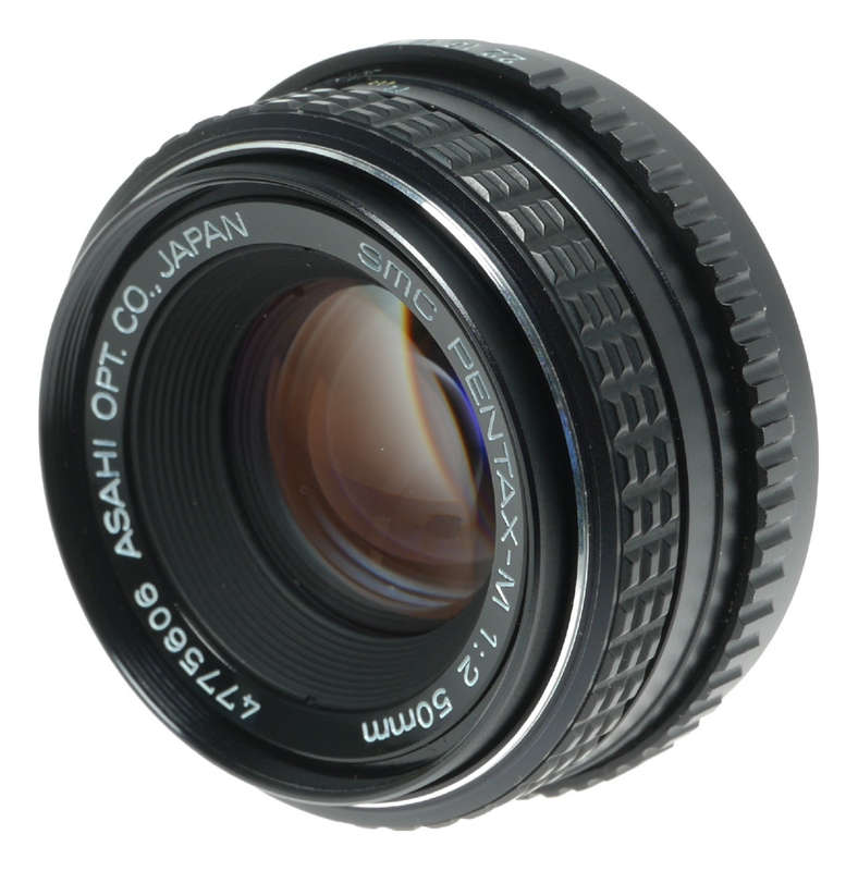 Asahi Pentax SMC Pentax-M 50mm f/2 SLR Camera Lens