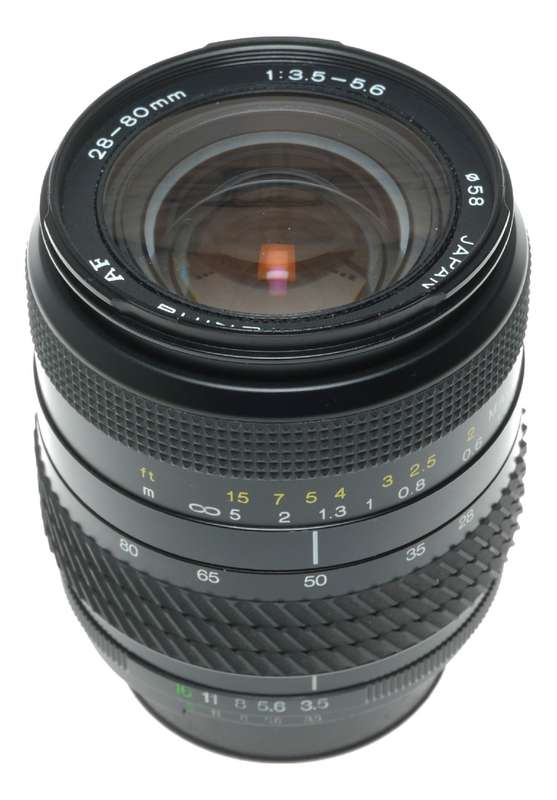 Tokina AF 28-80mm f/3.5-5.6 Macro Zoom Lens for SLR
