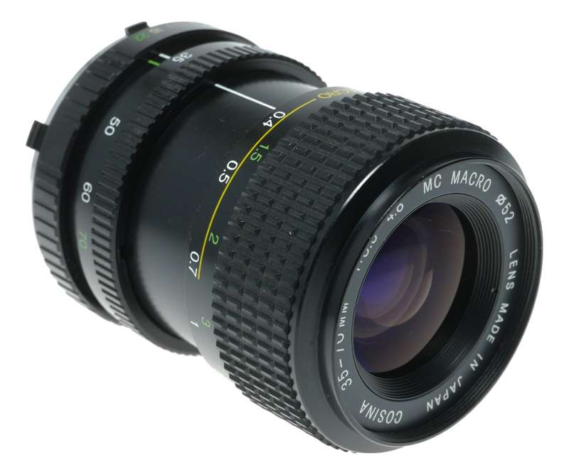 Cosina 35 - 70mm f/3.5 - 4.8 MC Macro Lens, 52mm Filter