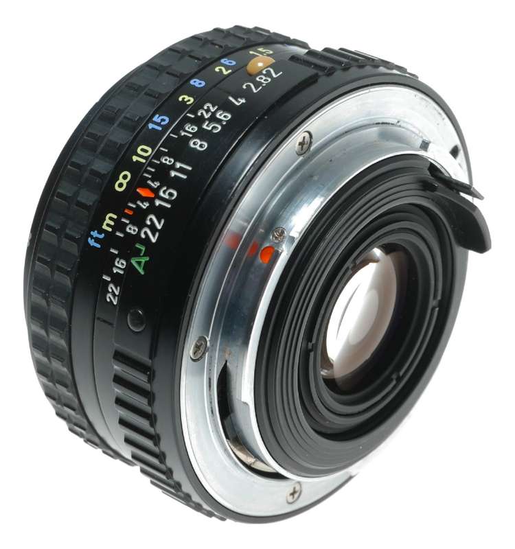 Pentax SMC Pentax-A 50mm f/2 SLR Film Camera Lens