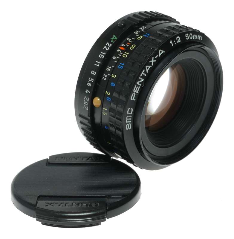 Pentax SMC PENTAX-A 50mm f/2 Prime Lens for Pentax K Mount