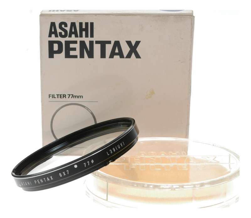 Pentax 6x7 Medium Format Film Camera with 77mm UV Filter