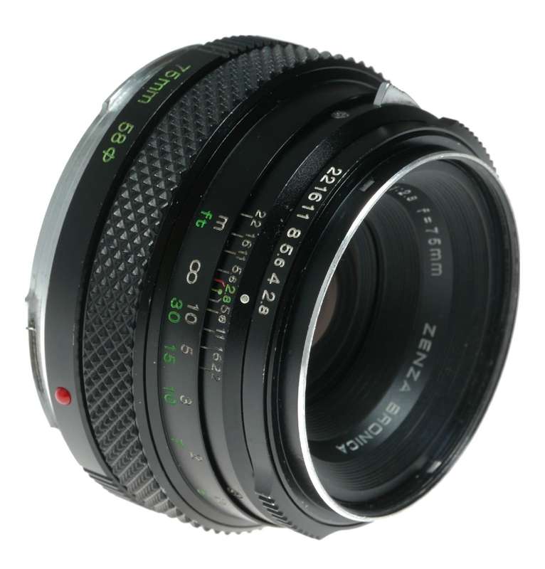 Bronica Zenzanon MC 75mm f/2.8 Manual Focus Lens Bronica