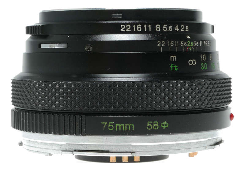 Bronica Zenzanon MC 75mm f/2.8 Manual Focus Lens Bronica