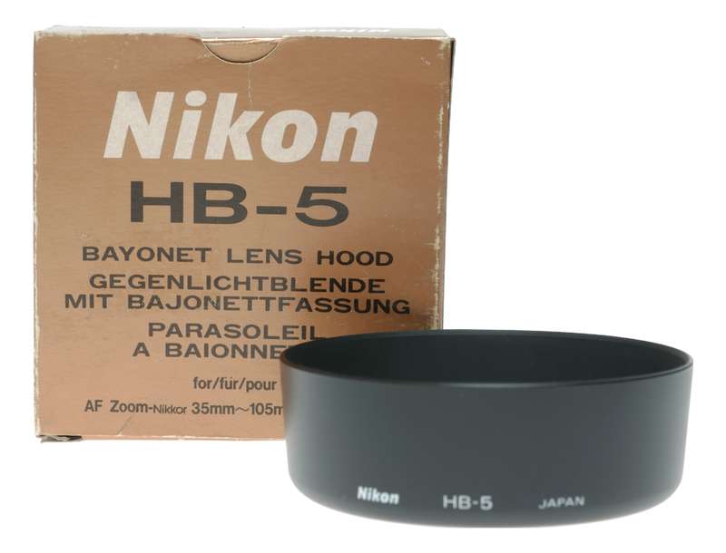 Nikon HB - 5 Bayonet Lens Hood AF Zoom - Nikkor 35 - 105mm