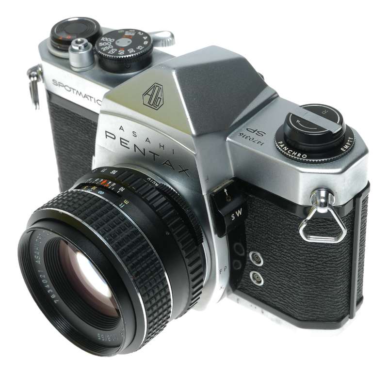 Pentax Spotmatic SLR Camera with SMC Takumar 1:1.8/55mm Lens