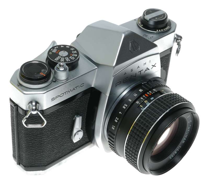 Pentax Spotmatic SLR Camera with SMC Takumar 1:1.8/55mm Lens