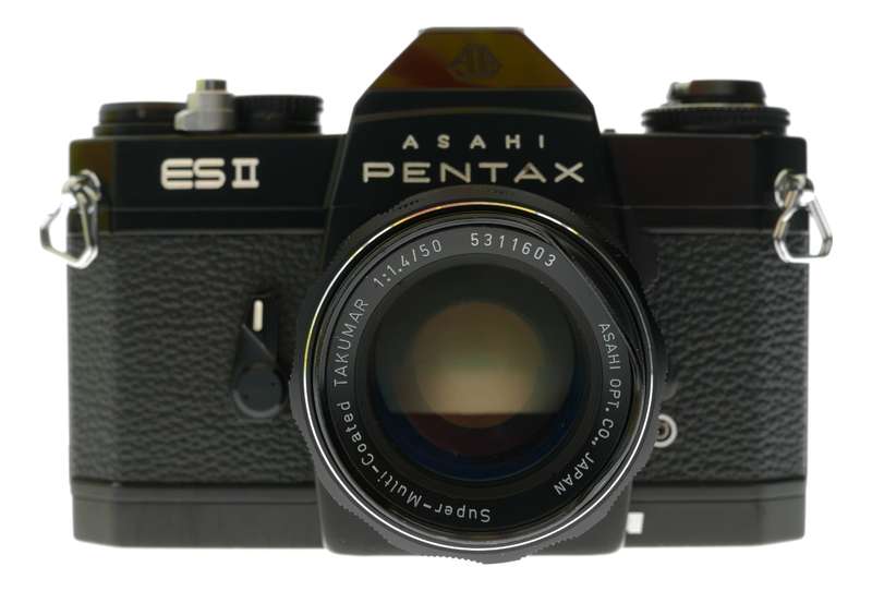 Asahi Pentax ES II black camera SMC Takumar 1:1.4/50mm SLR