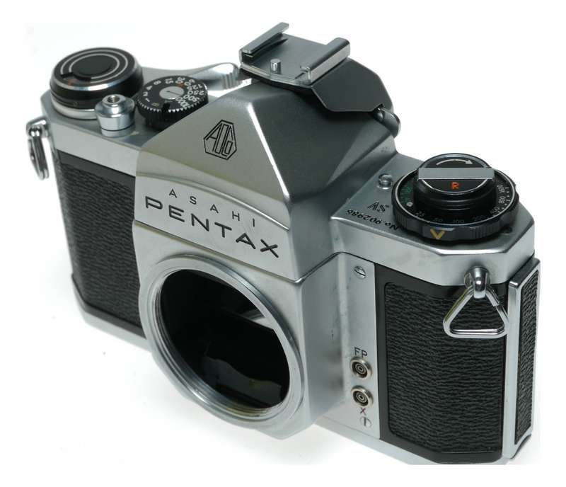 Asahi Pentax SV 35mm Film SLR Camera with Super-Takumar Lens