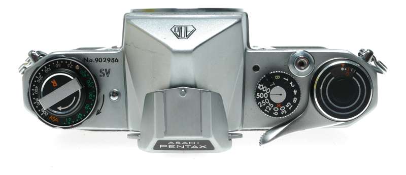 Asahi Pentax SV 35mm Film SLR Camera with Super-Takumar Lens
