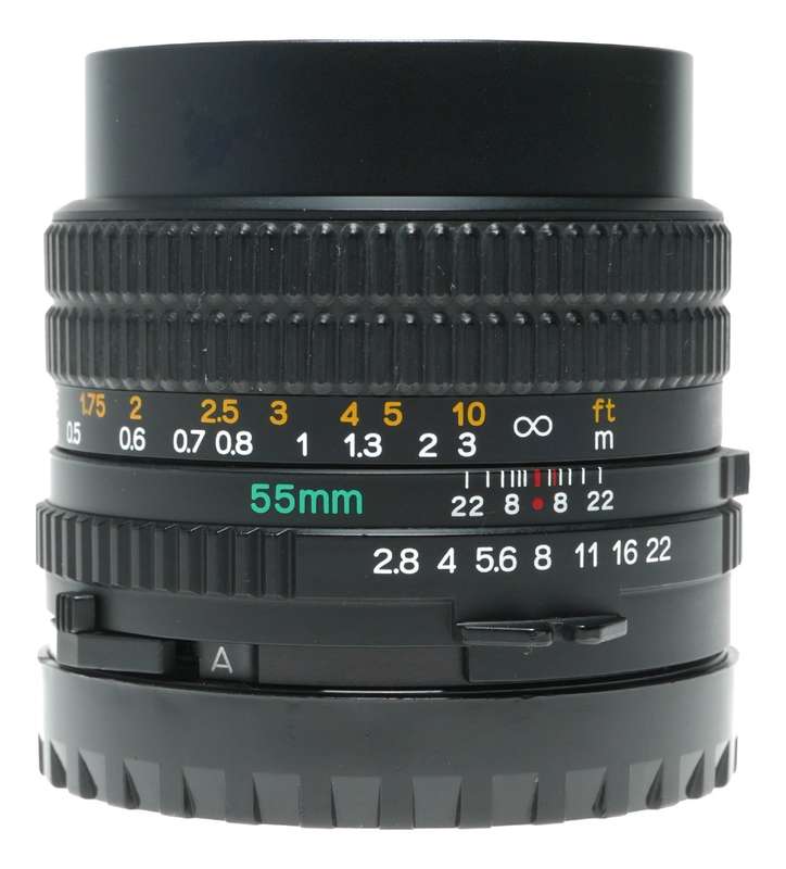 Mamiya-Sekor C 55mm f/2.8 N Camera Lens Made in Japan