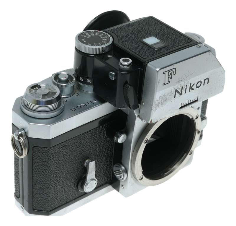 Nikon F 35mm Film SLR Camera Chrome
