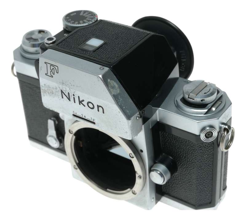 Nikon F 35mm Film SLR Camera Chrome