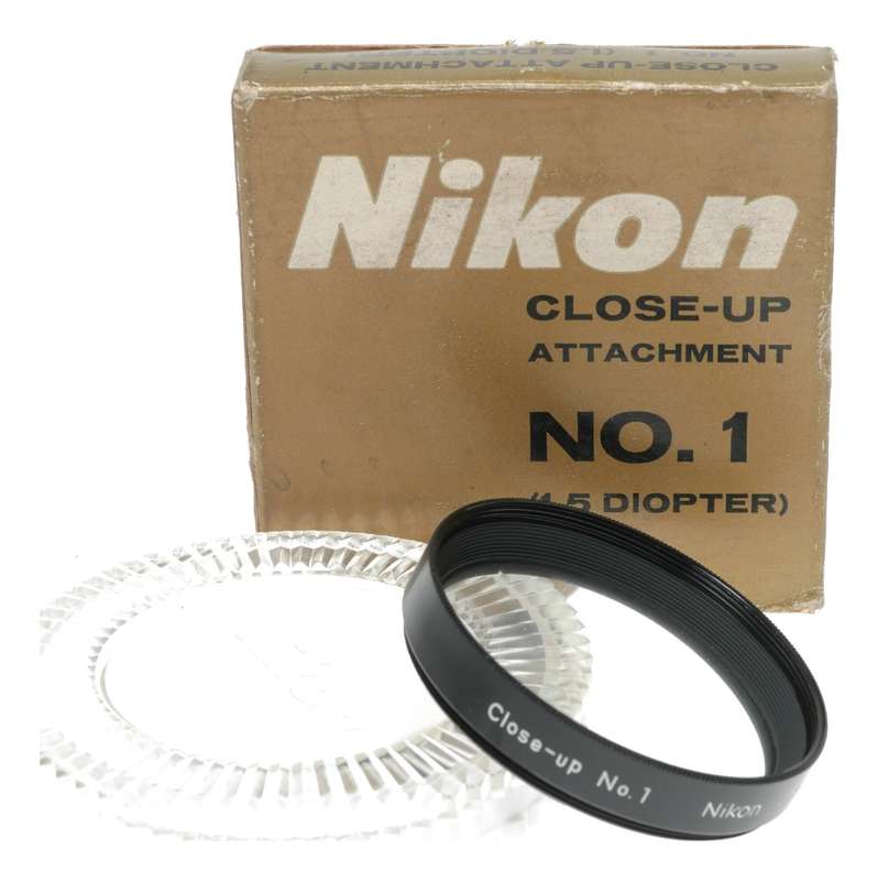 Nikon Close-Up Attachment Lens No. 1 for Macro Photography