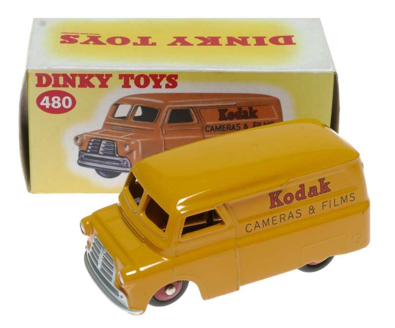 Dinky Toys 480 Bedford 10 cwt Van 'Kodak' Toy Camera Model