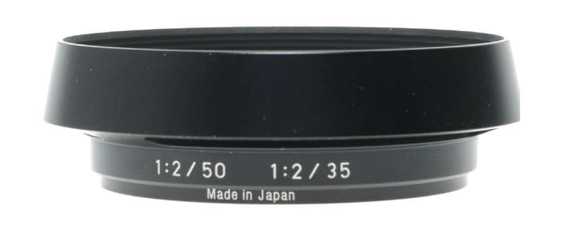 Carl Zeiss 50mm f/2 and 35mm f/2 Prime Lens Hood Shade