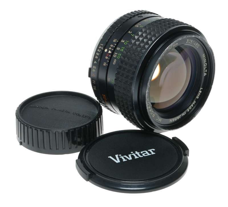 Minolta MC Rokkor-PG 50mm f/1.4 Lens Made in Japan