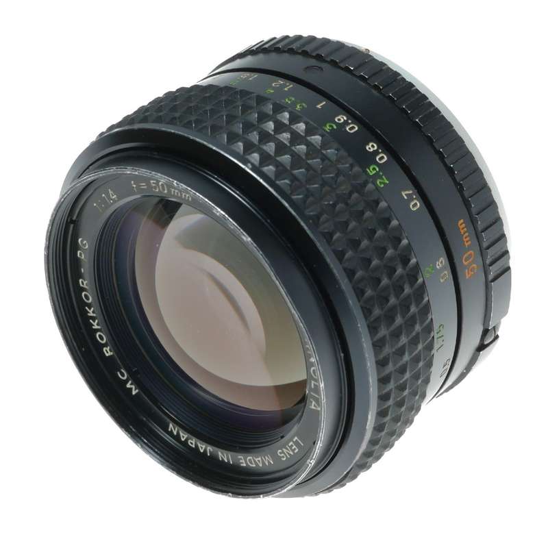 Minolta MC Rokkor-PG 50mm f/1.4 Lens Made in Japan