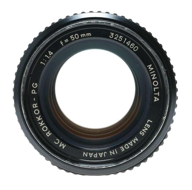 Minolta MC Rokkor-PG 50mm f/1.4 Lens Made in Japan