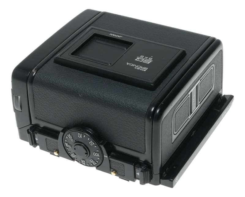 Zenza Bronica SQ 6x8 Medium Format Film Camera black back