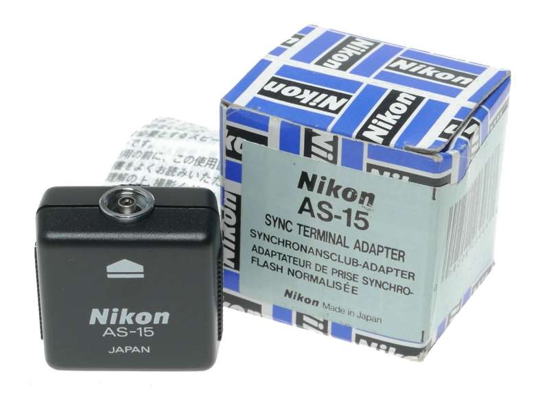 Nikon AS-15 Sync Terminal Adapter for Flash Photography