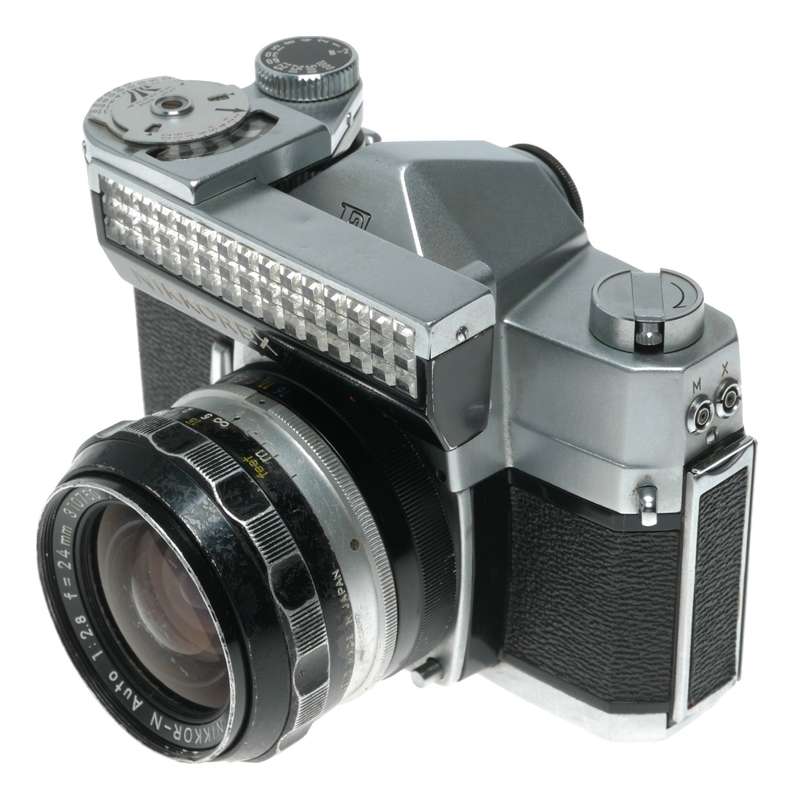 Nikon Nikkorex Film Camera NIKKOR - N Auto 24mm f/2.8 Lens,