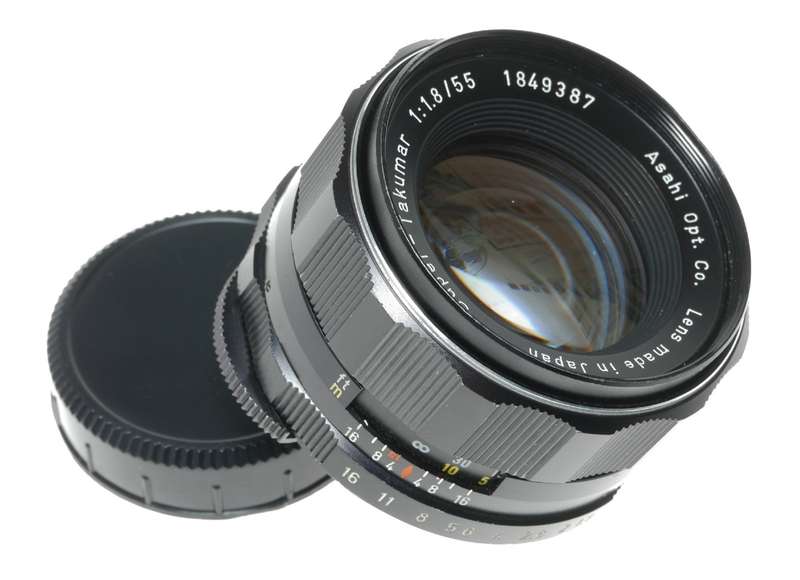 Asahi Pentax Super-Takumar 55mm f/1.8 Prime Lens