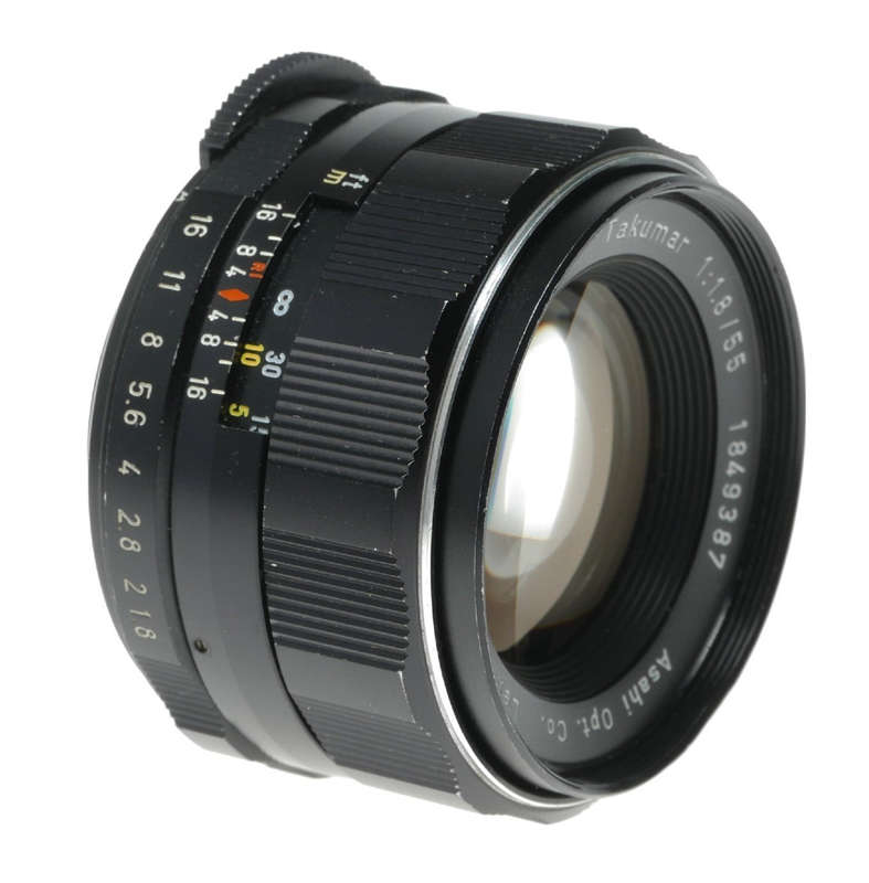 Asahi Pentax Super-Takumar 55mm f/1.8 Prime Lens