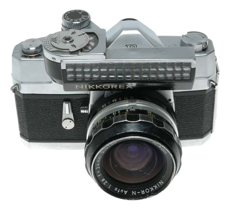 Nikon Nikkorex Film Camera NIKKOR - N Auto 24mm f/2.8 Lens,