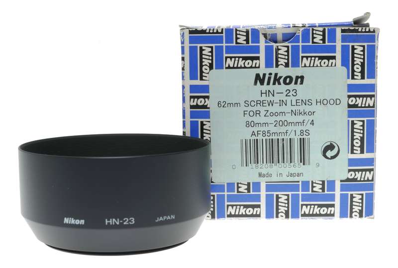 Nikon HN - 23 62mm Screw - Lens Hood Zoom - Nikkor 80 -