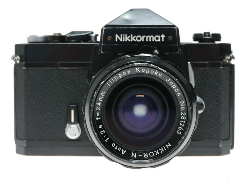 Nikkormat black FT SLR Camera Nikkor - N Auto 24mm f/2.8