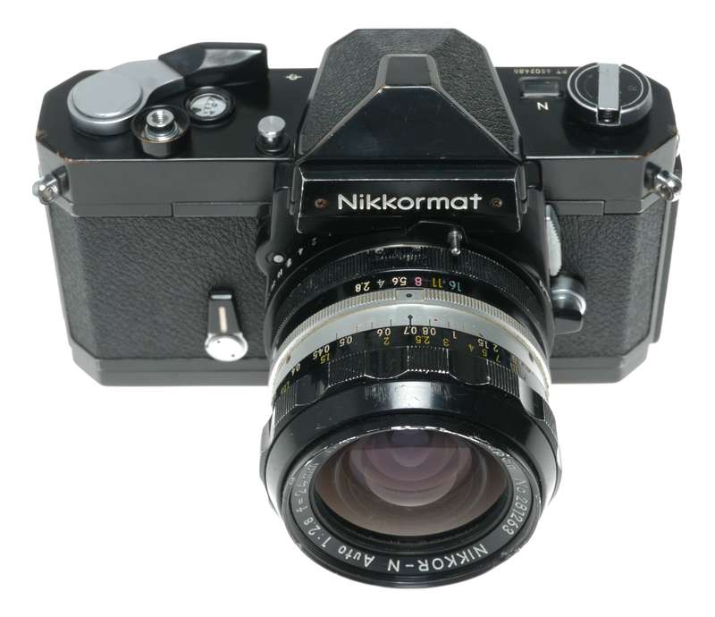 Nikkormat black FT SLR Camera Nikkor - N Auto 24mm f/2.8