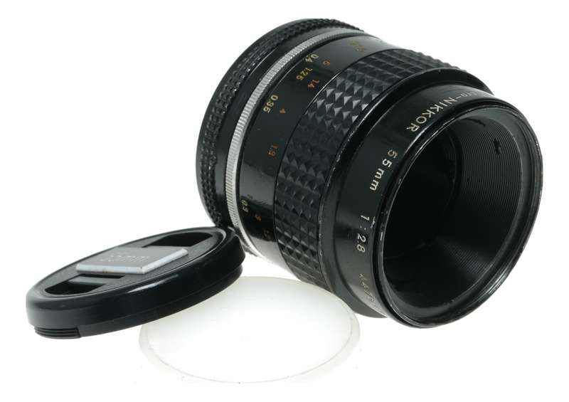 Nikon Micro-NIKKOR 55mm f/2.8 Manual Focus Lens Japan