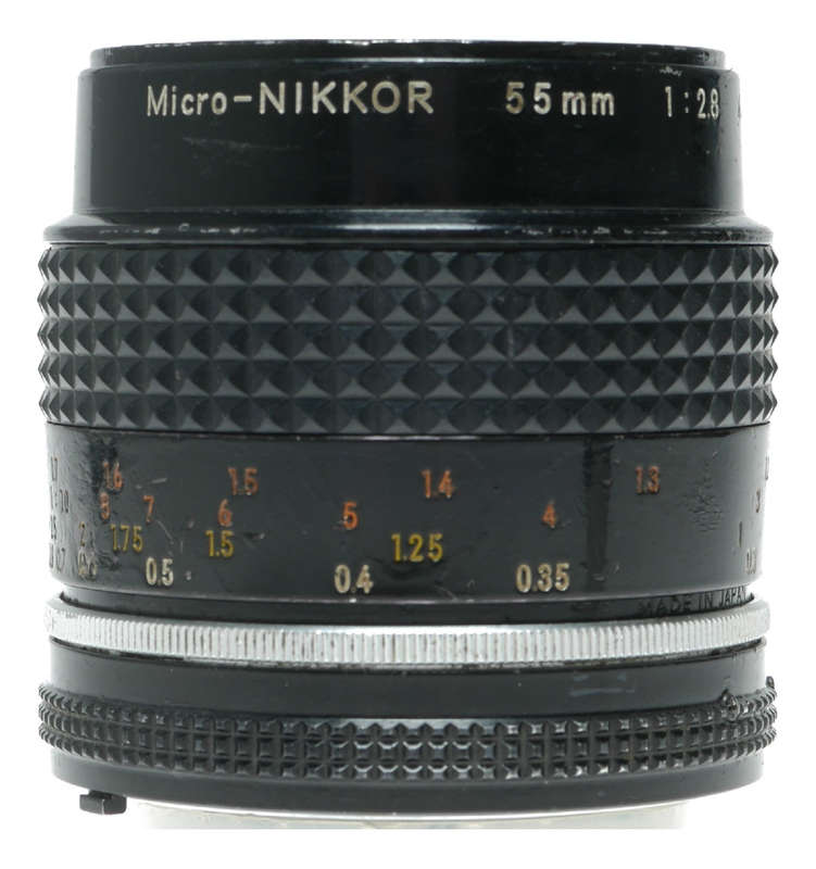 Nikon Micro-NIKKOR 55mm f/2.8 Manual Focus Lens Japan