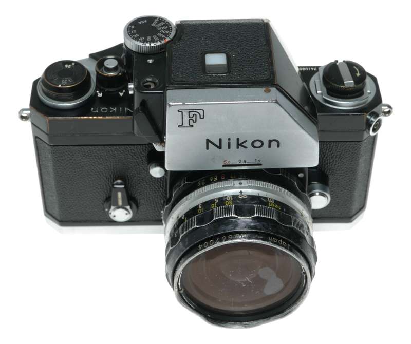 Nikon F SLR Film Camera with Nikkor-H 28mm Lens