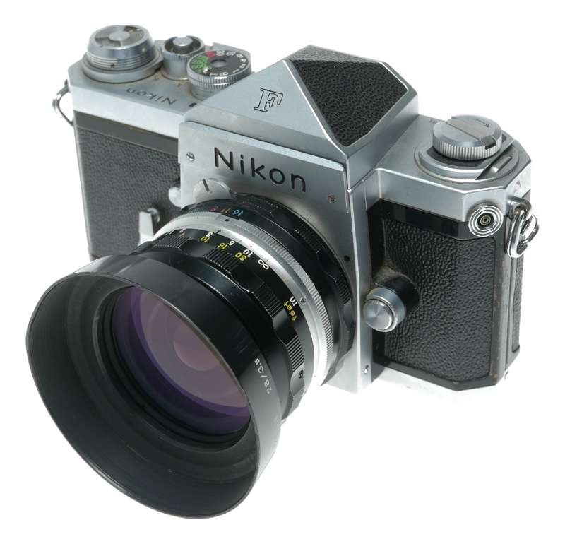 Nikon F SLR camera Nikkor - H.C Auto 28mm f/3.5 Lens HN - 2