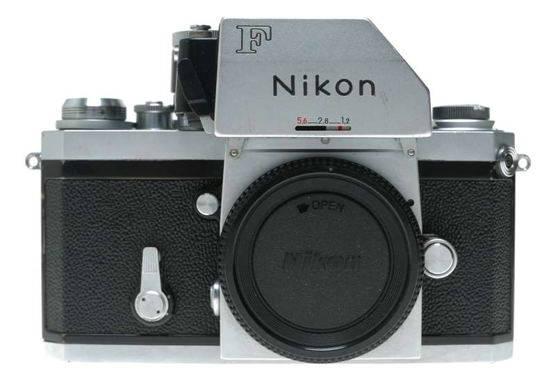 Nikon F 35mm Film SLR Camera Chrome Body