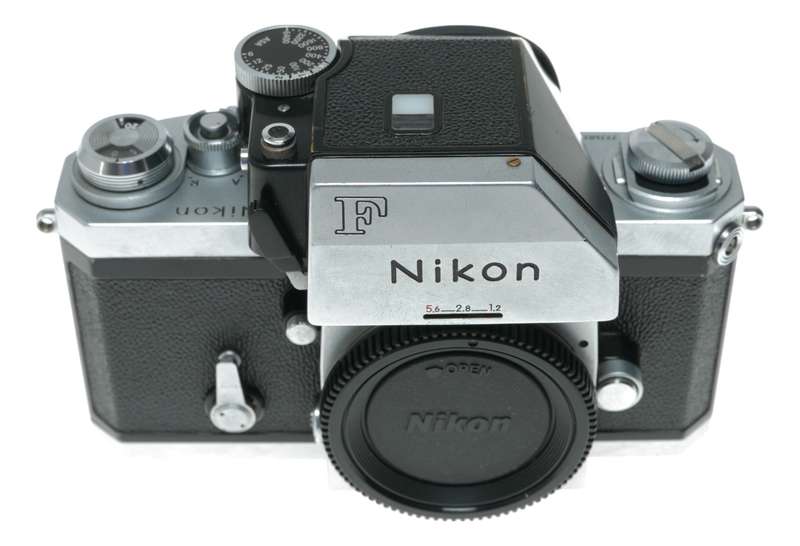 Nikon F 35mm Film SLR Camera Chrome Body